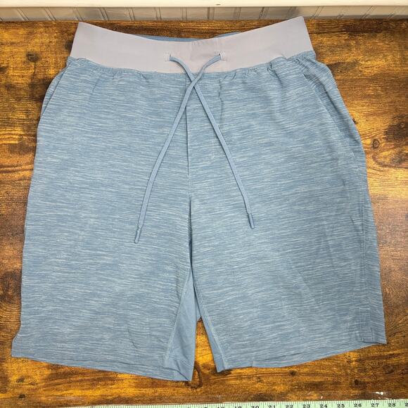 Lululemon Mens Size S Shorts T.H.E. Liner Heather Allover Sea Salt Stretch - Picture 15 of 15
